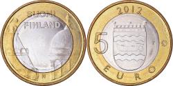 World Coins - Finland, 5 Euro, Uusimaa, Helsinki & Uspenski Cathedral, 2012,