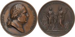 World Coins - France, Medal, Louis XVIII, Encouragements et Récompenses à l'Industrie, 1823