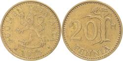 World Coins - Coin, Finland, 20 Pennia, 1974