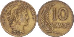 World Coins - Coin, Peru, 10 Centavos, 1954