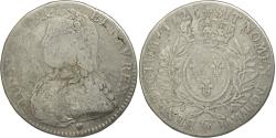 World Coins - Coin, France, Louis XV, 1/2 Écu aux branches d'olivier, 1/2 ECU, 44 Sols, 1726