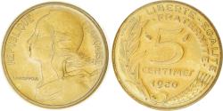 World Coins - Coin, France, Marianne, 5 Centimes, 1980, Paris, Lagriffoul,