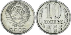 World Coins - Russia, 10 Kopeks, 1988