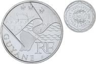 World Coins - France, 10 Euro, Euros des régions, 2010, Paris, Guyane, , Silver