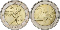 World Coins - Greece, 2 Euro, 2004, Athens, Bi-Metallic, , KM:188