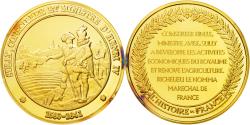 World Coins - France, Medal, French Fifth Republic, History, , Vermeil
