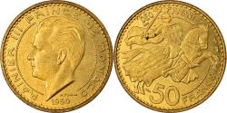 World Coins - Coin, Monaco, Rainier III, 50 Francs, Cinquante, 1950,