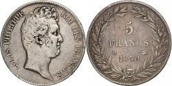 World Coins - France, Louis-Philippe, 5 Francs, 1830, Lyon, Silver, , Gadoury:675