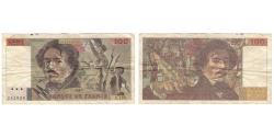 World Coins - France, 100 Francs, Delacroix, 1991, C.199, VF(20-25), Fayette:69bis.4a, KM:154f