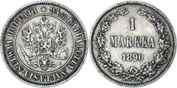 World Coins - Coin, Finland, Alexander III, Markka, 1890, Helsinki, , Silver, KM:3.2