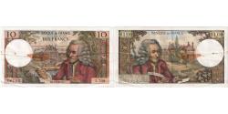 World Coins - France, 10 Francs, Voltaire, 1971, L.709, VF(20-25), Fayette:62.52, KM:147d
