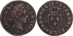 World Coins - France, Louis XV, Liard à la vieille tête, 1771, Lille, Copper