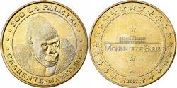 World Coins - France, Token, 17/ Zoo de la Palmyre - Gorille, 2007, Copper-nickel Aluminium