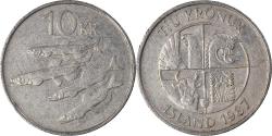 World Coins - Coin, Iceland, 10 Kronur, 1987
