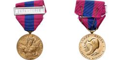 World Coins - France, Défense Nationale, Infanterie, Medal, Excellent Quality, Bronze, 36