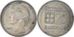 World Coins - Coin, Portugal, 25 Escudos, 1977