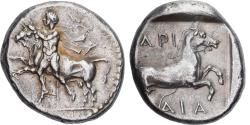 Ancient Coins - Thessaly, Drachm, ca. 420-400 BC, Larissa, Silver, , HGC:4-420