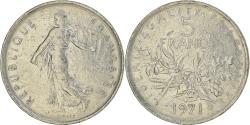 World Coins - Coin, France, 5 Francs, 1971, , Copper-nickel, KM:926a.1, Gadoury:771
