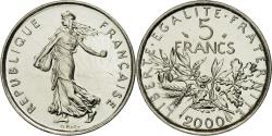 World Coins - Coin, France, Semeuse, 5 Francs, 2000, Paris, , Nickel Clad