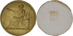 World Coins - France, Medal, Droit, Justice, Platre, Brenet, Epreuve uniface,