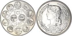 World Coins - France, Medal, Ecu Europa, Marianne, 1987, Rodier, , Copper-nickel