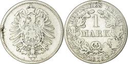 World Coins - Coin, GERMANY - EMPIRE, Wilhelm I, Mark, 1876, Berlin, , Silver, KM:7