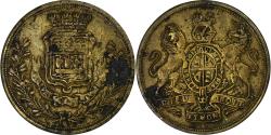 World Coins - United Kingdom, Token, Jeton de Jeu, Dieu et mon Droit, Brass,
