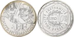 World Coins - France, 10 Euro, Haute-Normandie, 2012, Silver, , KM:1874