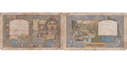 World Coins - France, 20 Francs, Science et Travail, 1941, C.4279, VF(20-25), Fayette:12.15