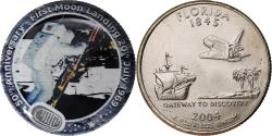 Us Coins - United States, Token, First Moon landing, 50th Anniversary, Copper-nickel
