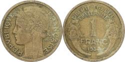 World Coins - France, Franc, Morlon, 1934, Aluminum-Bronze, , Gadoury:470, KM:885