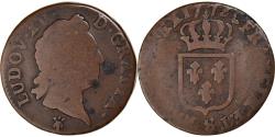 World Coins - Coin, France, Louis XV, Sol, 1773, Reims, , Copper, KM:545.10