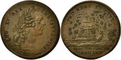 World Coins - France, Token, Justice, 1764, Duvivier, , Copper, Feuardent:manque