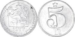 World Coins - Coin, Czechoslovakia, 5 Haleru, 1977