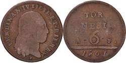 World Coins - Coin, ITALIAN STATES, NAPLES, Ferdinando IV, 6 Tornesi, 1801, , Copper