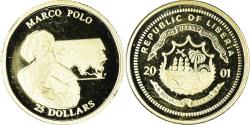World Coins - Coin, Liberia, Marco Polo, 25 Dollars, 2001, American Mint, , Gold