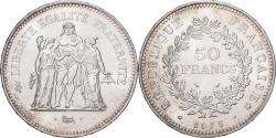 World Coins - France, 50 Francs, Hercule, 1975, Paris, Silver, , KM:941.1