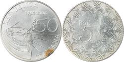 World Coins - Italy, 5 Euro, 50 ans de la télévision, 2004, Rome, , Silver, KM:254