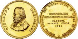 World Coins - Italy, Medal, Giuseppe Garibaldi, Centenario dell'Unita d'Italia, 1961, Gilt