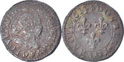 World Coins - Coin, France, Louis XIII, Double tournois, buste enfantin, Double Tournois