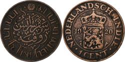 World Coins - NETHERLANDS EAST INDIES, Wilhelmina I, 2-1/2 Cents, 1920, Utrecht, Bronze
