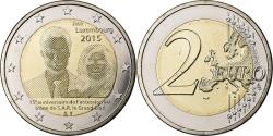 World Coins - Luxembourg, 2 Euro, 15th Anniversary - Accession to the Luxembourg Throne, 2015