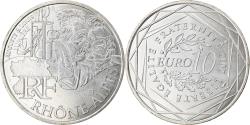 World Coins - France, 10 Euro, Rhône Alpes, 2012, Paris, , Silver, Gadoury:EU514