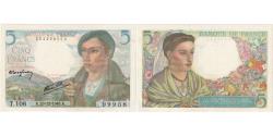 World Coins - France, 5 Francs, Berger, 1943-12-23, T.10699958, AU(55-58)