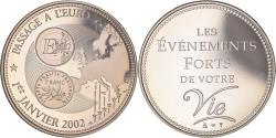 World Coins - France, Medal, Passage à l'Euro, 2002, 2002, , Copper-nickel