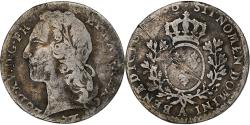 World Coins - France, Louis XV, 1/10 Écu au bandeau, 1758?, Paris, Silver,