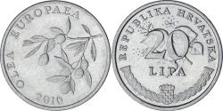 World Coins - Coin, Croatia, 20 Lipa, 2010, , Nickel plated steel, KM:17