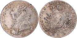 World Coins - Coin, France, Louis XVI, 1/5 Écu, 24 Sols, 1/5 ECU, 1788, La Rochelle