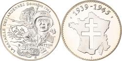 World Coins - France, Medal, Bataille des Ardennes, Copper-nickel, Jimenez,