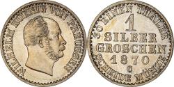World Coins - Coin, German States, PRUSSIA, Wilhelm I, Groschen, 1870, Frankfurt,